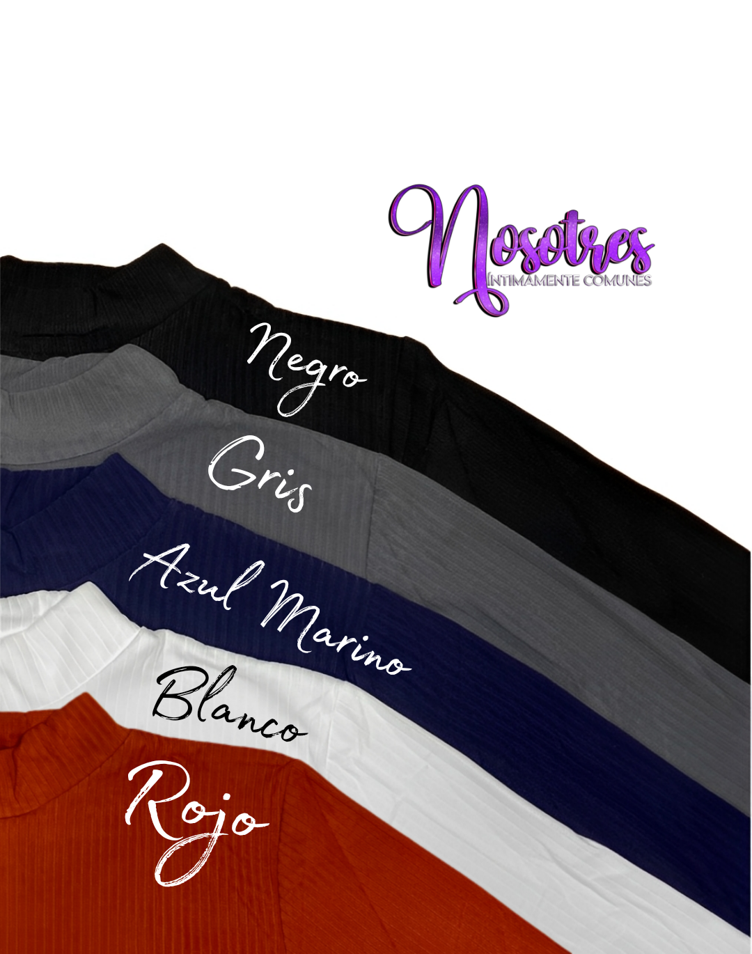 Camisetas acanaladas con franela